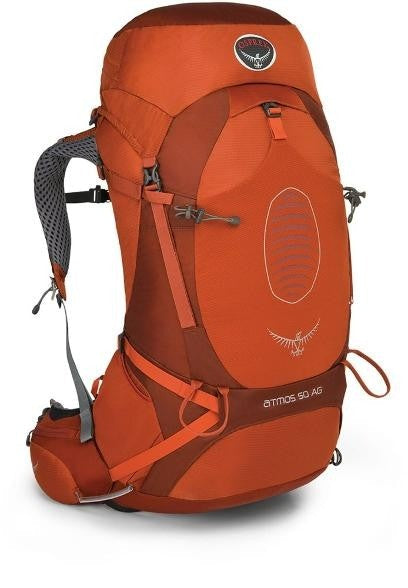 Osprey Atmos 50 AG Men's Backpack-Cinnabar Red-M