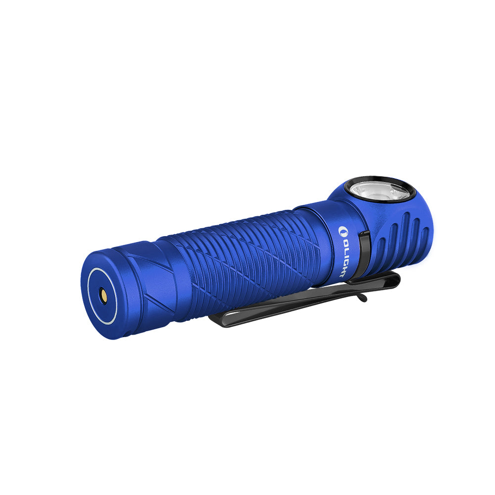 Olight Perun 2 Blue 2500 Lumen Rechargeable Headlamp / Right Angle Flashlight