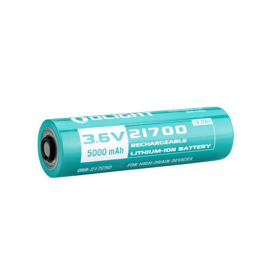 Olight 21700 3.6v Customized Magnetic Rechargeable 5000mAh Battery - (Warrior / Seeker/ Odin Series Battery)