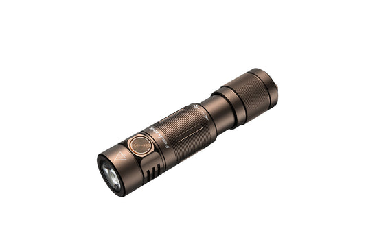 Fenix E05R-Brown 400 Lumen Rechargeable Flashlight Built-in 320 mAh Battery