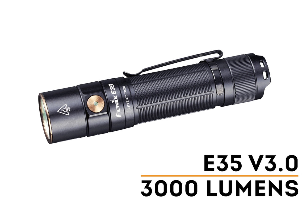 Fenix E35 V3.0 EDC Flashlight USB-C Rechargeable 3000 Lumens