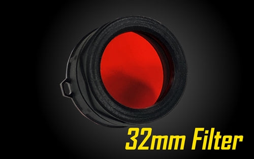 Nitecore 32mm Red Flashlight Filter for P20iX P20i and P20i UV