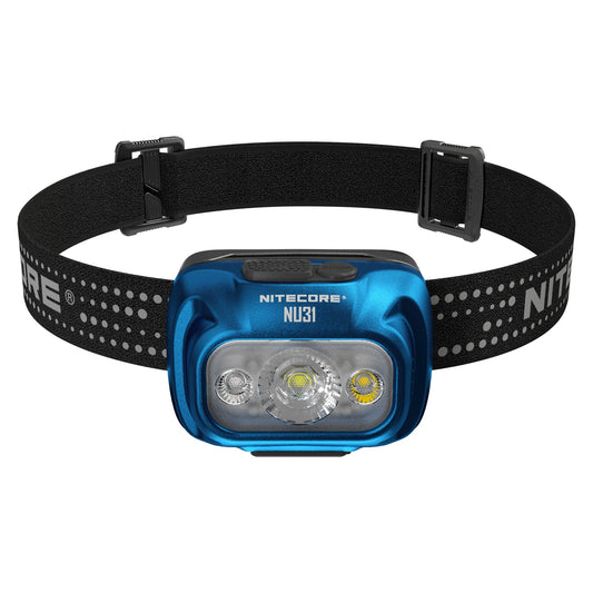 NITECORE NU31 550 Lumen LED Rechargeable Headlamp (Blue)