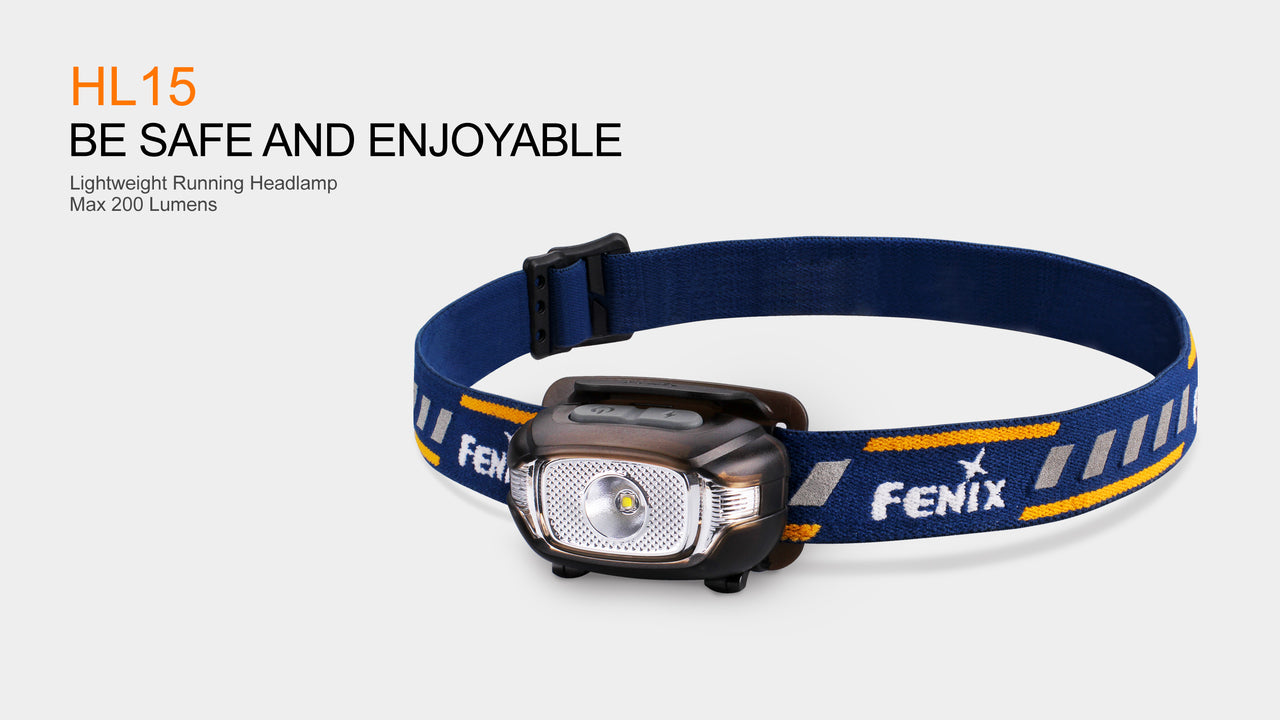 Fenix HL15 200 Lumen 2 x AAA Neutral White Headlamp - Pink