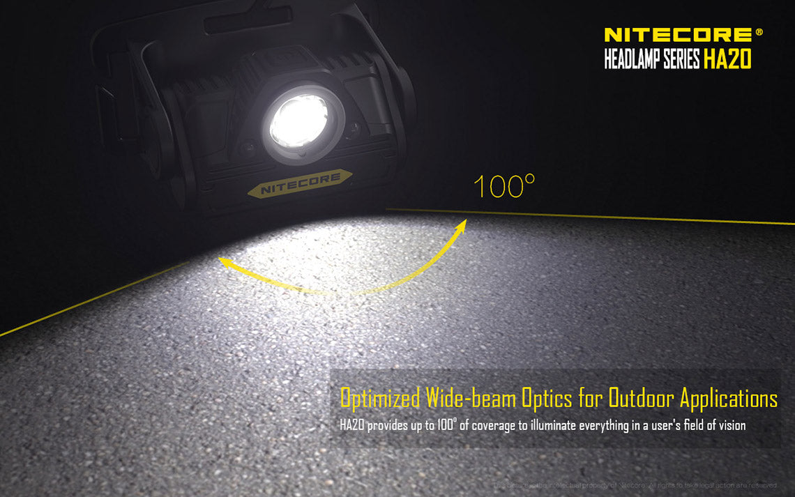 Nitecore HA20 2x AA 300 Lumens CREE XP-G2 LED Headlamp