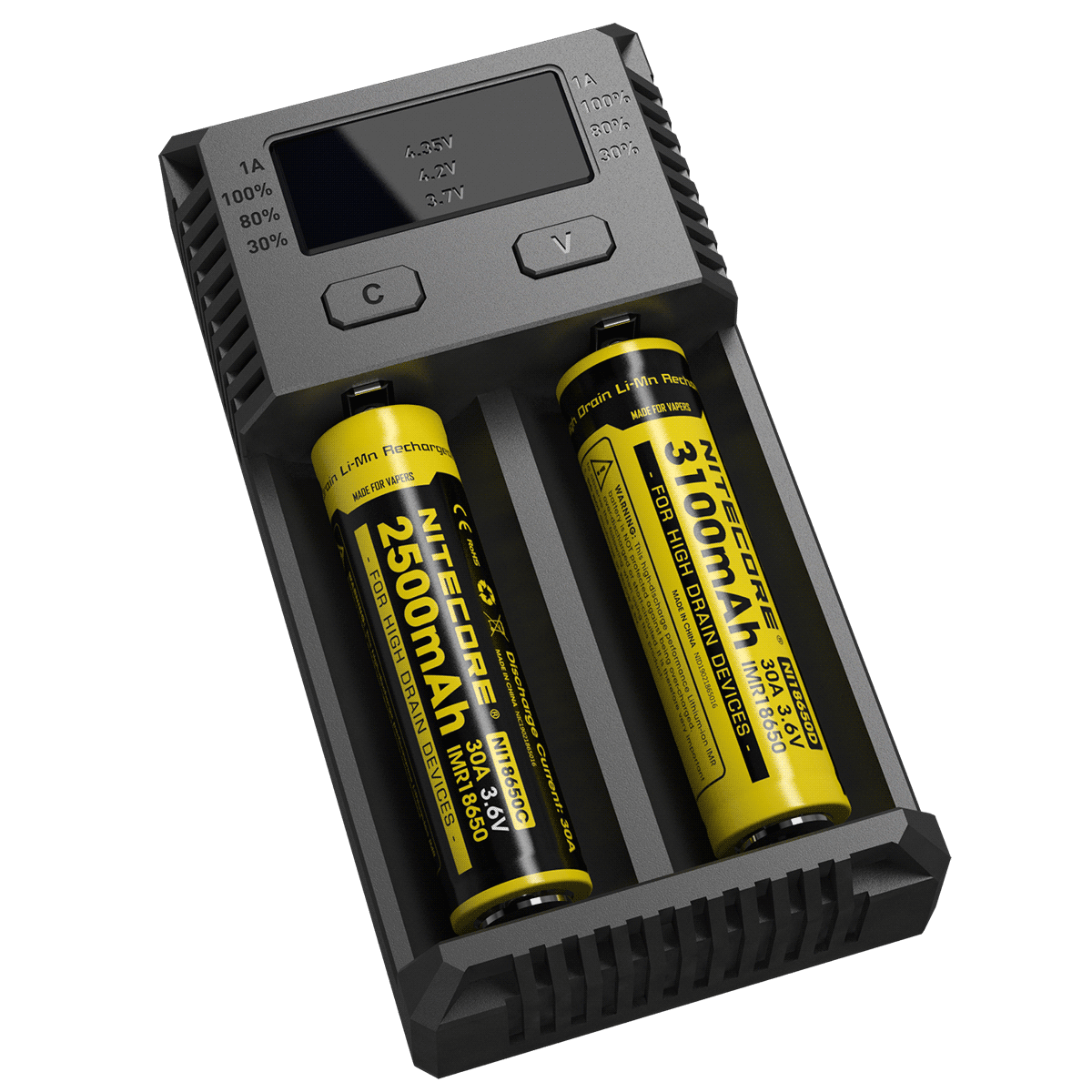 Nitecore Intellicharge i2 Dual Bay Lithium Ion/NiMh/NiCd Battery Charger