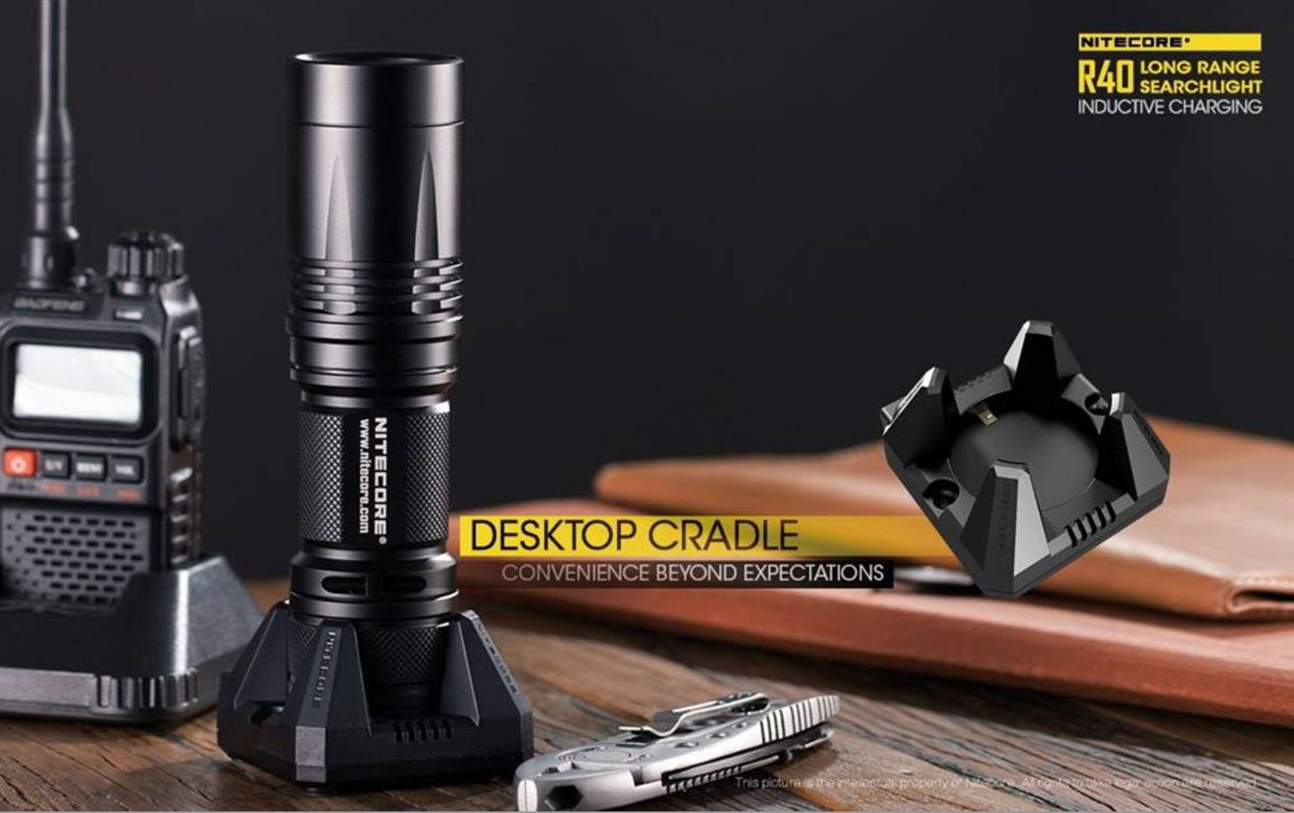 Nitecore R40 1000 Lumen 1 x 26650 CREE XP-L HI V3 LED Flashlight